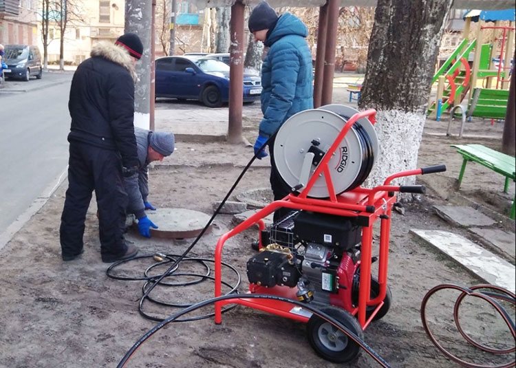 промывка канализации